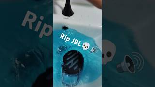 JBL clip 5 waterproofing test🔊💦 #jbl #speaker #watertest