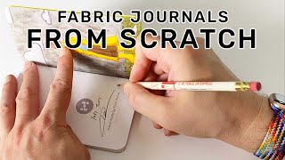 How to Make Fabric Notebooks from Scratch, Step by Step