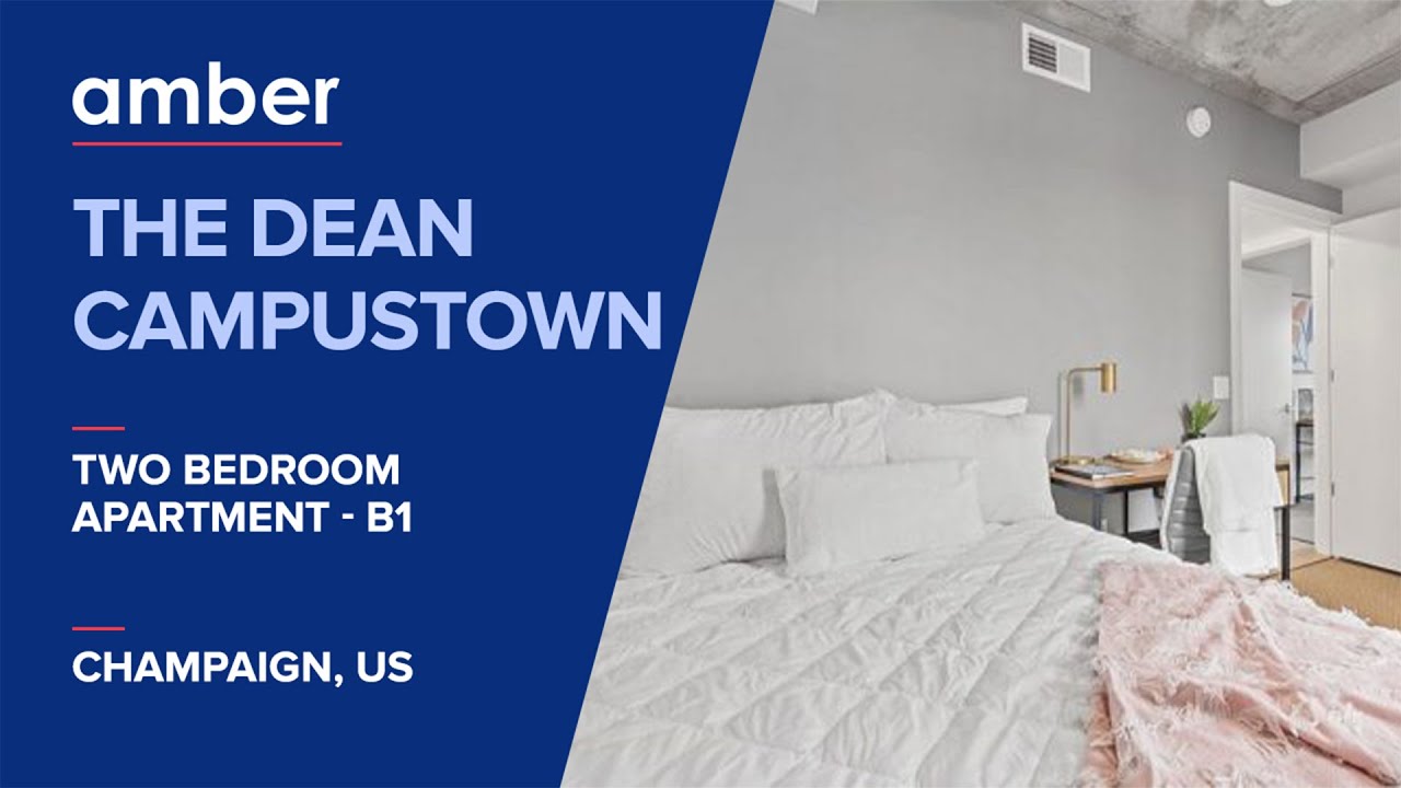 Room Tour The Dean Campustown, Champaign Student in