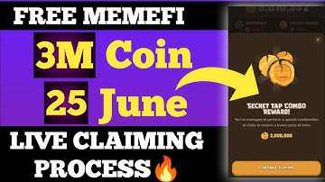 1-11 Level Memefi Combo Code Today, Memefi Secret code Today, Memefi Daily Combo,Memefi 25 June Code