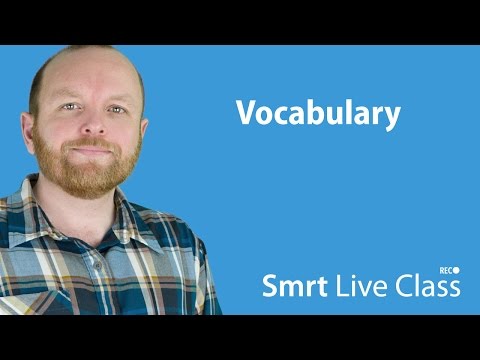 Vocabulary - Intermediate English With Mark #3