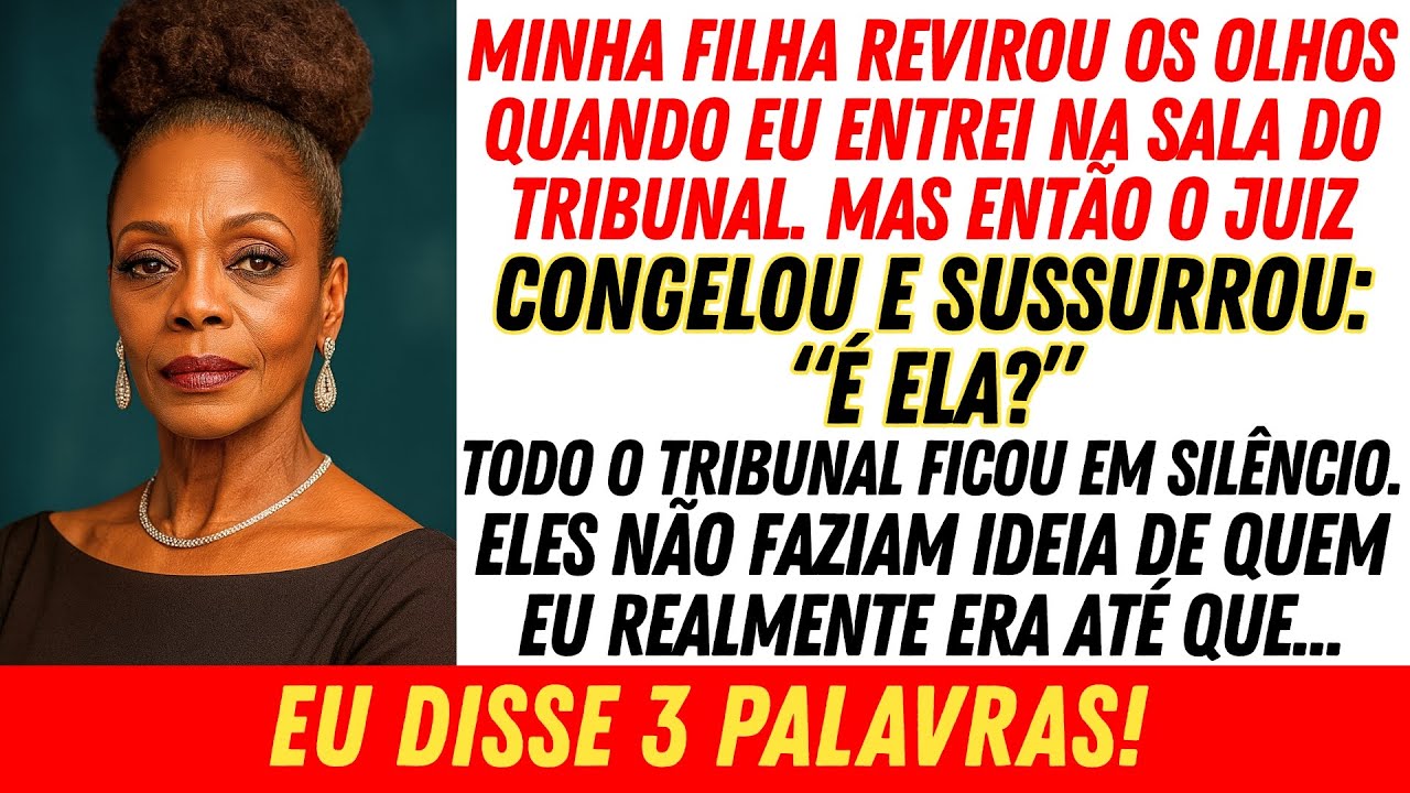O juiz congelou no tribunal quando me viu – ninguém sabia quem eu realmente era até...