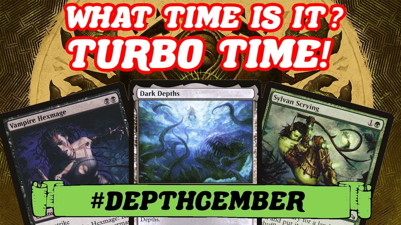 WHAT TIME IS IT? TURBO TIME! Legacy Golgari Dark Depths Combo - Depthcember MTG