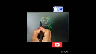 How to draw Hello Kitty - step by step #cartoon #shorts