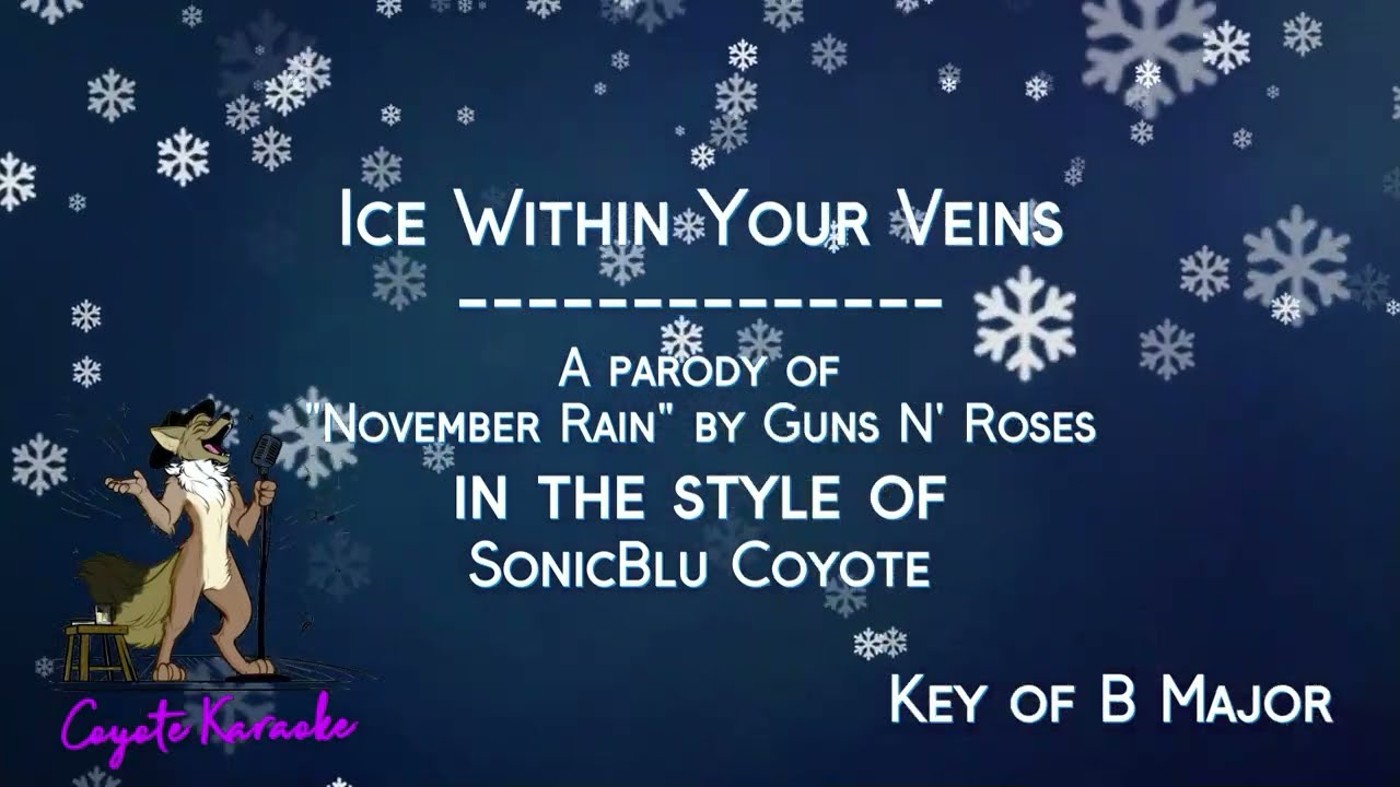 SonicBlu Coyote - Ice Within Your Veins (Karaoke)