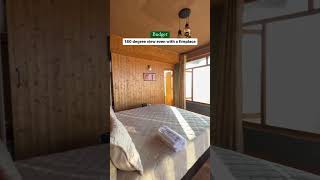 Luxury vs Budget stay option #uttrakhand #travelshorts #shorts