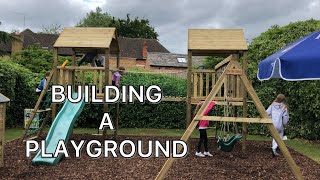 Busy with the day job!! Building a climbing frame!