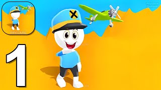 Frontline Assault - Gameplay Walkthrough Part 1 Stickman War Army Commander AID Drops (iOS, Android) screenshot 1