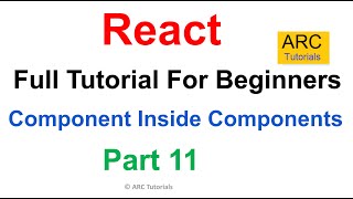 Reactjs Tutorial For Beginners - Part 11 | Components Inside Component