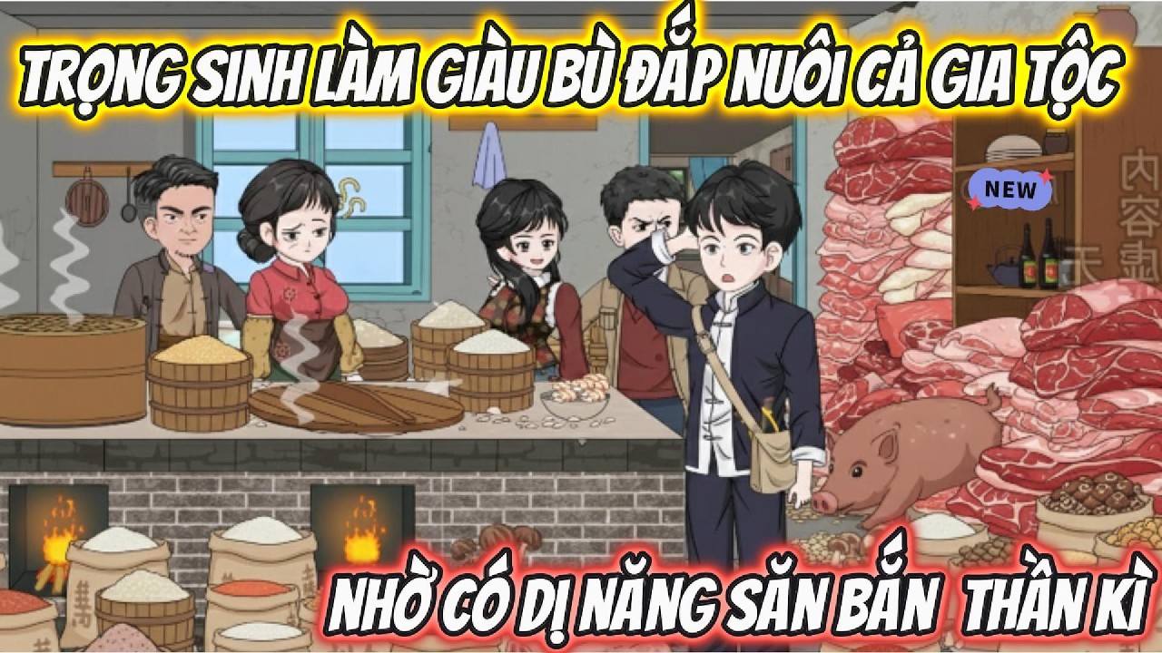 Trọng Sinh Làm Giàu Bù Đắp Nuôi Cả Gia Tộc Nhờ Có Dị Năng Săn Bắn Thần Kì | BTC Vietsub