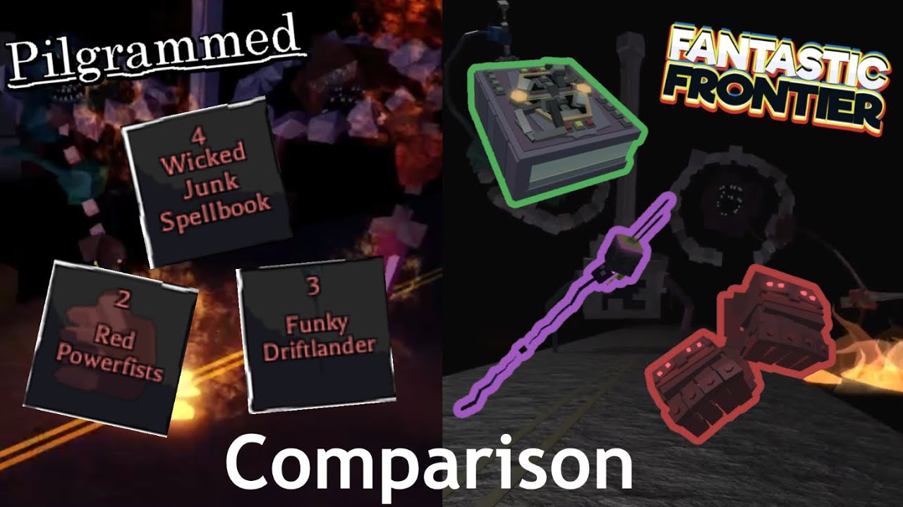 Fantastic Frontier and Pilgrammed Comparison