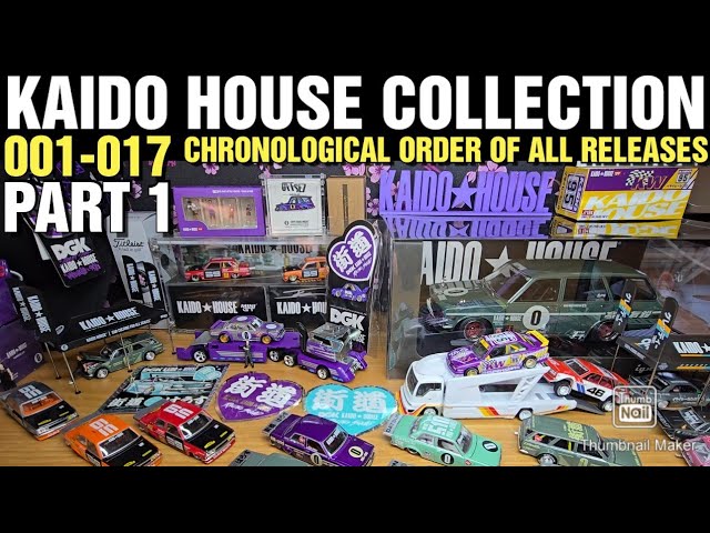 Kaido house collection 1-17 releases (Showcase) - YouTube