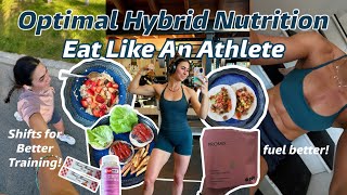 5 Nutrition Shifts for Optimal Hybrid Training *Where to Start & RD Advice* 🍌👟💧 Fuel Smarter!