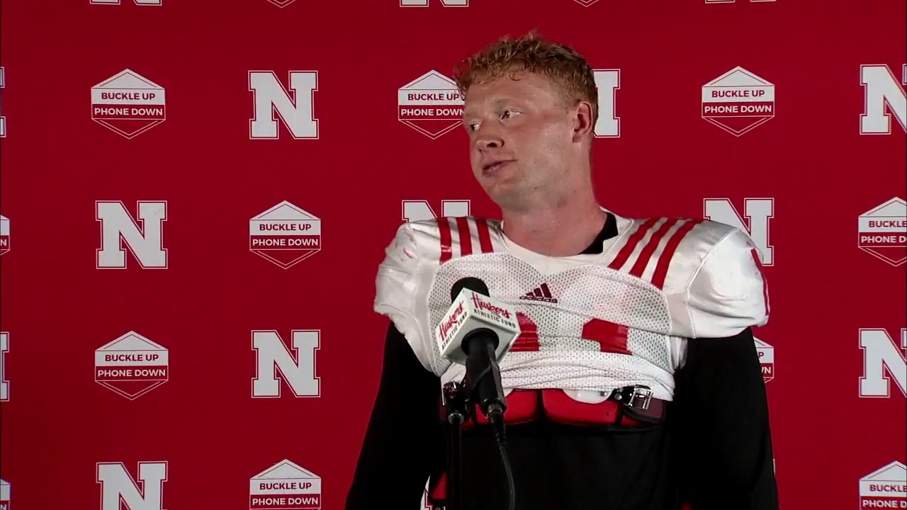 Nebraska Football Media Availability Aug 2nd, 2021 YouTube