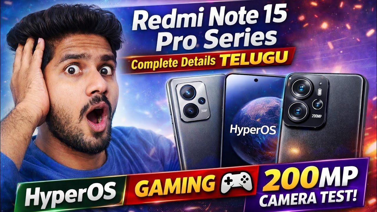 Redmi note 15 pro series complete details in 