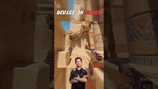 dev1ce takes over pistol round with three sharp hits 🔫 #dev1ce #cs2 #csgomoments #games