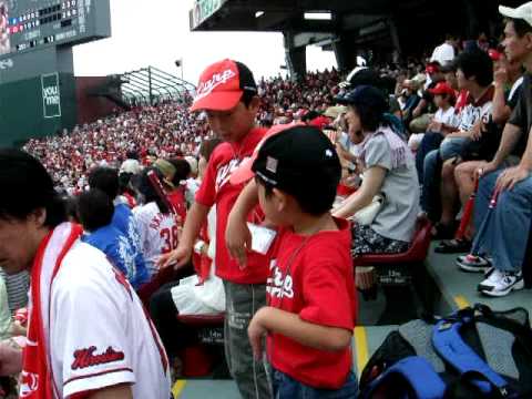 100704 広島vs横浜　CCダンス