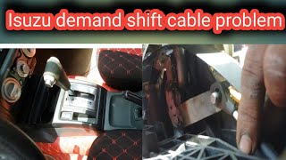 Isuzu mux & DMax gear shift cable Bushing  problem