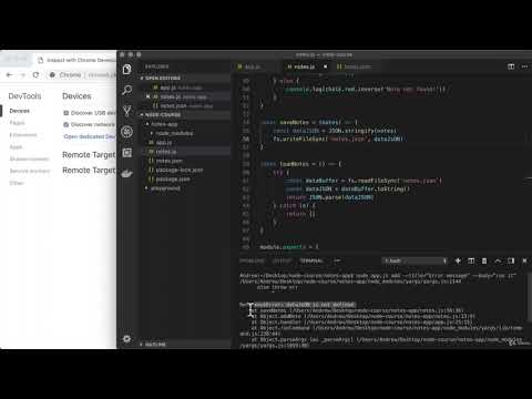 Error Messages [The Complete Node.js Developer Course (3rd Edition) 2021]