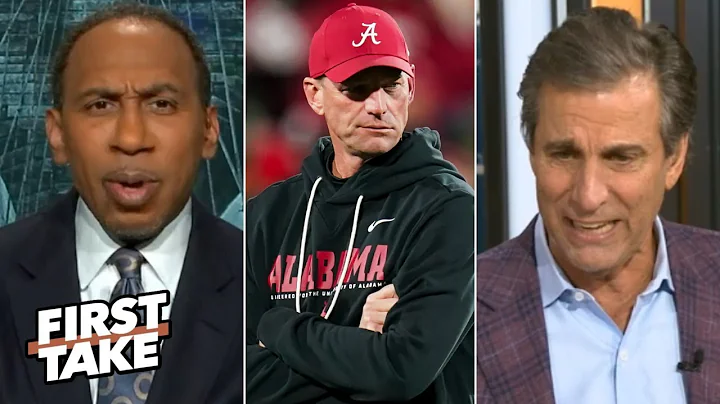 FIRST TAKE | I admit Alabama could win the Rose Bowl - Mad Dog & Stephen A. apologize Kalen DeBoer
