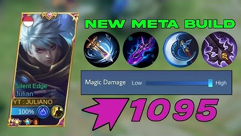 JULIAN WINDTALKER + BERSERKER FURY 100% OVERPOWER | NEW META JULIAN BROKEN BUILD | Mobile Legends