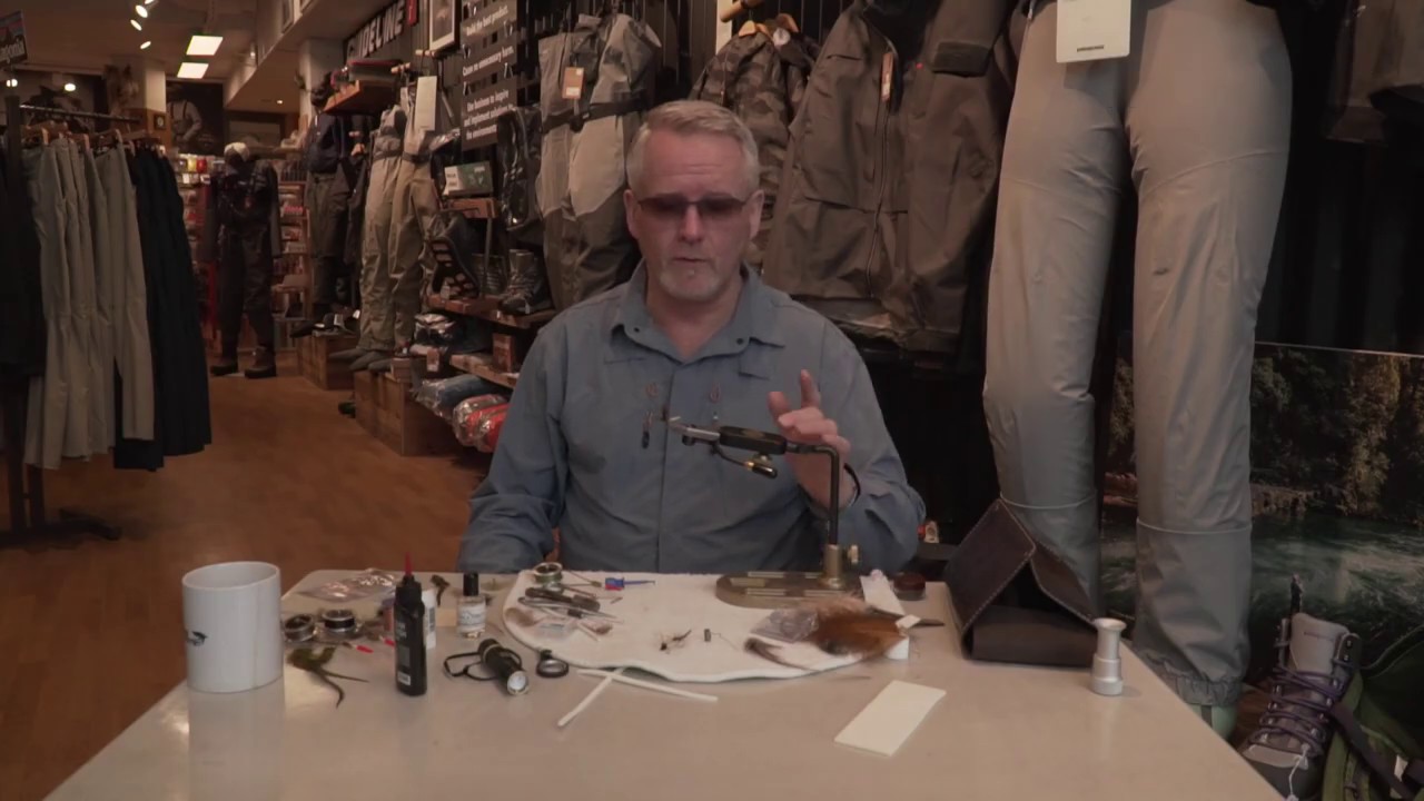 Ørretfluer - Jon Strand binder Vulgata Parachute Dun