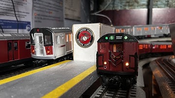 MTH Subway: IRT Lexington Av Line Redbird R21/R26 (5) Express Train Ride with R142A (6) Local Train