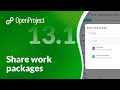 Openproject release 131 share work packages onedrivesharepoint integration and dynamic meetings