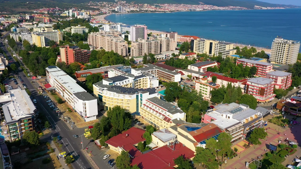 Sunny Beach Солнечный Берег с Высоты птичьего полёта🚁☀️
