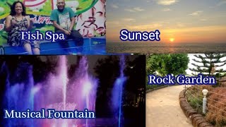 Rock Garden at Malvan/ Musical Fountain of Rock Garden/ Sunset at Rock Garden