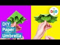 How to Make a Paper Umbrella that Opens and Closes | Step by Step Instructions