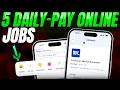 Top 5 Online Jobs That Pay Daily in 2026 for Beginners Guide