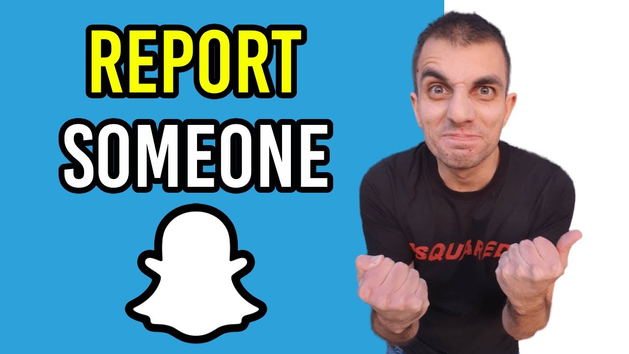 How To Report Someone On Snapchat - YouTube