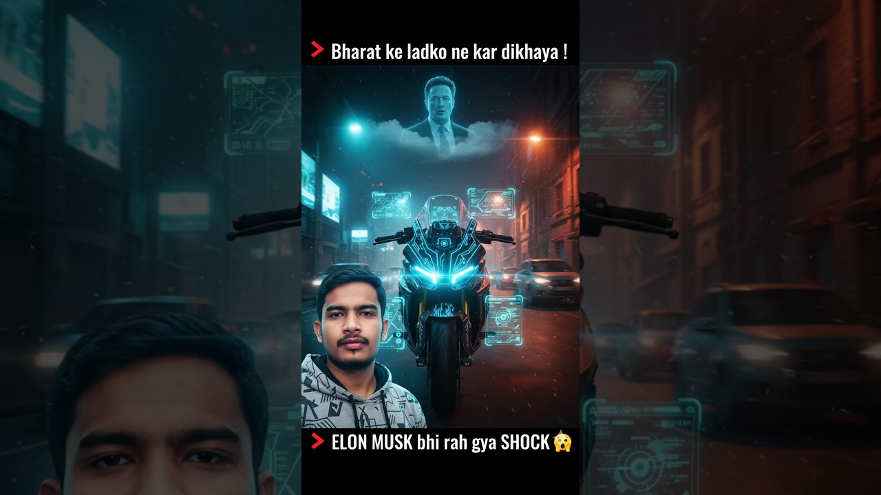 ​India’s First Self-Driving AI Bike! 🇮🇳🏍