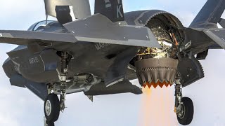 US F-35 Aircraft Vertical Landing Like a Helicopter