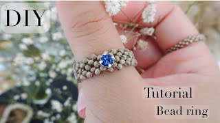DIY Seed Bead Ring | How to Make a Right Angle Weave Ring