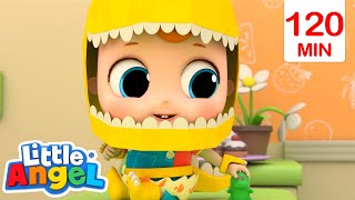 🎉 DINO BIRTHDAY!! 🎉 | Little Angel | Kids TV Shows | Cartoons For Kids | Fun Anime | Popular video by Moonbug - Kids TV Shows Full Episodes 8,835 views 2 weeks ago 2 hours, 3 minutes