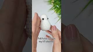 Easy crochet bird, step by step amigurumi dove tutorial #crochetbird #amigurumi #crochetornament