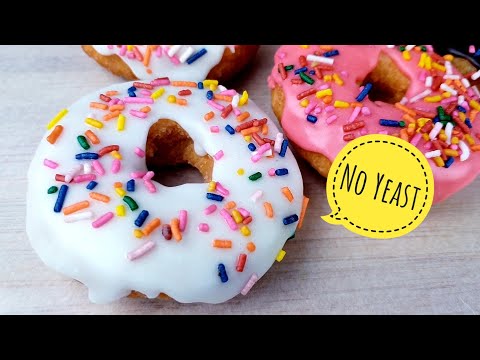 No Yeast Doughnuts and No Knead Doughnuts