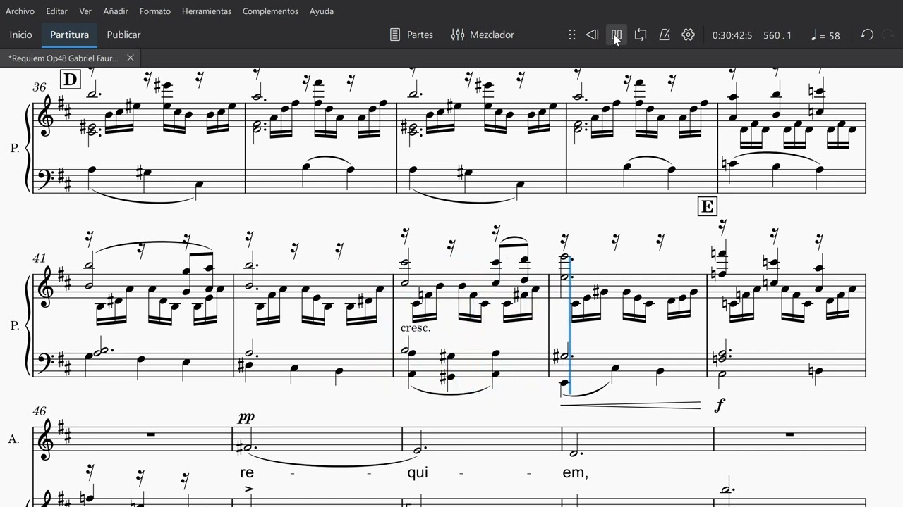Requiem Op48 Gabriel Faure 7 In Paradisum Alto