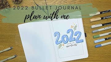 MY 2022 BULLET JOURNAL SETUP | Easy, beginner-friendly yearly spreads ideas!