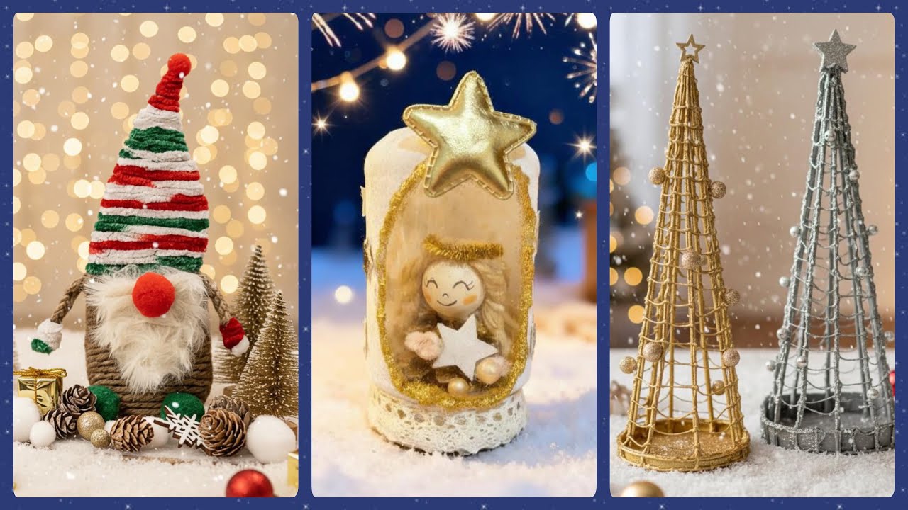 ✨ 3 Easy Craft Ideas Using Everyday Items | 3 Holiday DIY Projects 