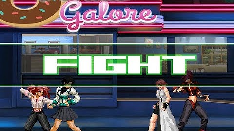 KOF Mugen: Nauru Shinoda & Rose Shinoda vs Double-A & Selen