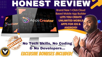 AppsCreator Review + Bonuses🔥1 Click Profitable Mobile App Builder🔥