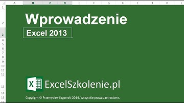 Wprowadzenie - Kurs: Excel Podstawy