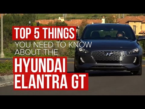 2018 현대 엘란트라 GT에 대해 알아야 할 5가지 사항