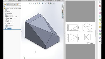 SOLIDWORKS BEGINNERS TUTORIAL 2 - Using the vertex chamfer tool.