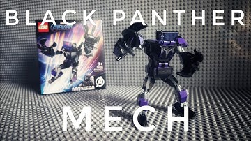 Lego Speed Build (76204)  |  Black Panther Mech Armor   |  ASMR  |  MARVEL