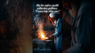 Hiç bir zafere çiçekli yollardan gidilmez…#ölüm #zafer #sabir #iman #allah #cuma #öneçıkar