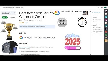 [NEW2025] Get Started with Security Command Center || #GSP1124 || #qwiklabs || Lab Solution